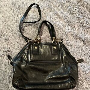 Banana Republic Black Leather Handbag bundle!